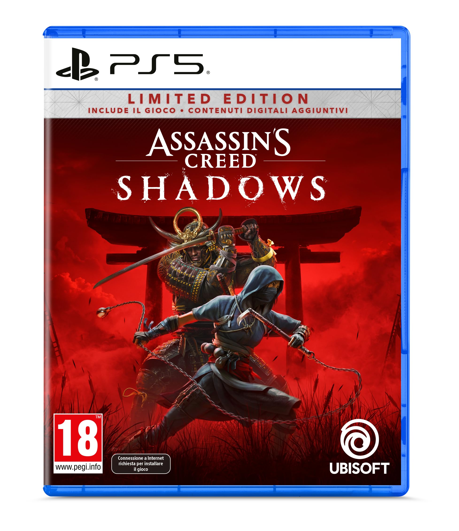 Assassin's Creed Shadows per PlayStation 5 — copertina