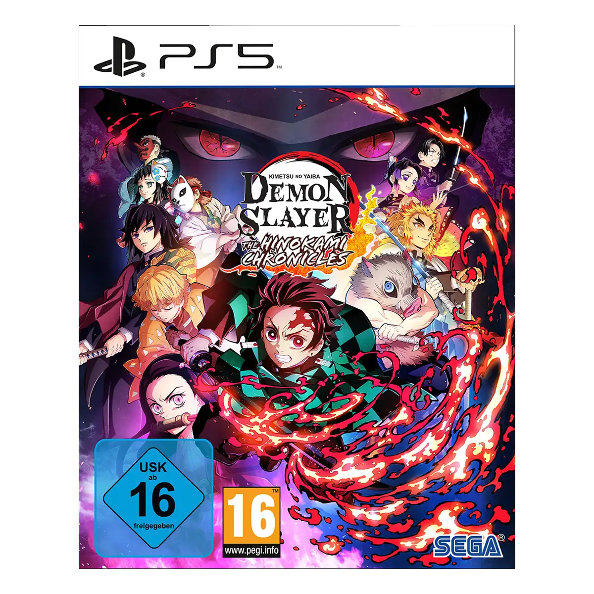 Demon Slayer: Kimetsu no Yaiba - Hinokami Chronicles 2 per PlayStation 5 — copertina