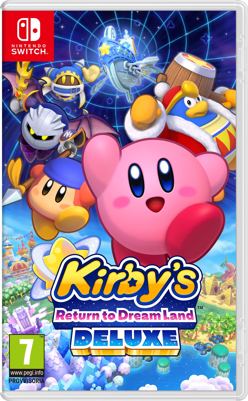 Kirby Return to Dream Land Deluxe per Nintendo Switch — copertina