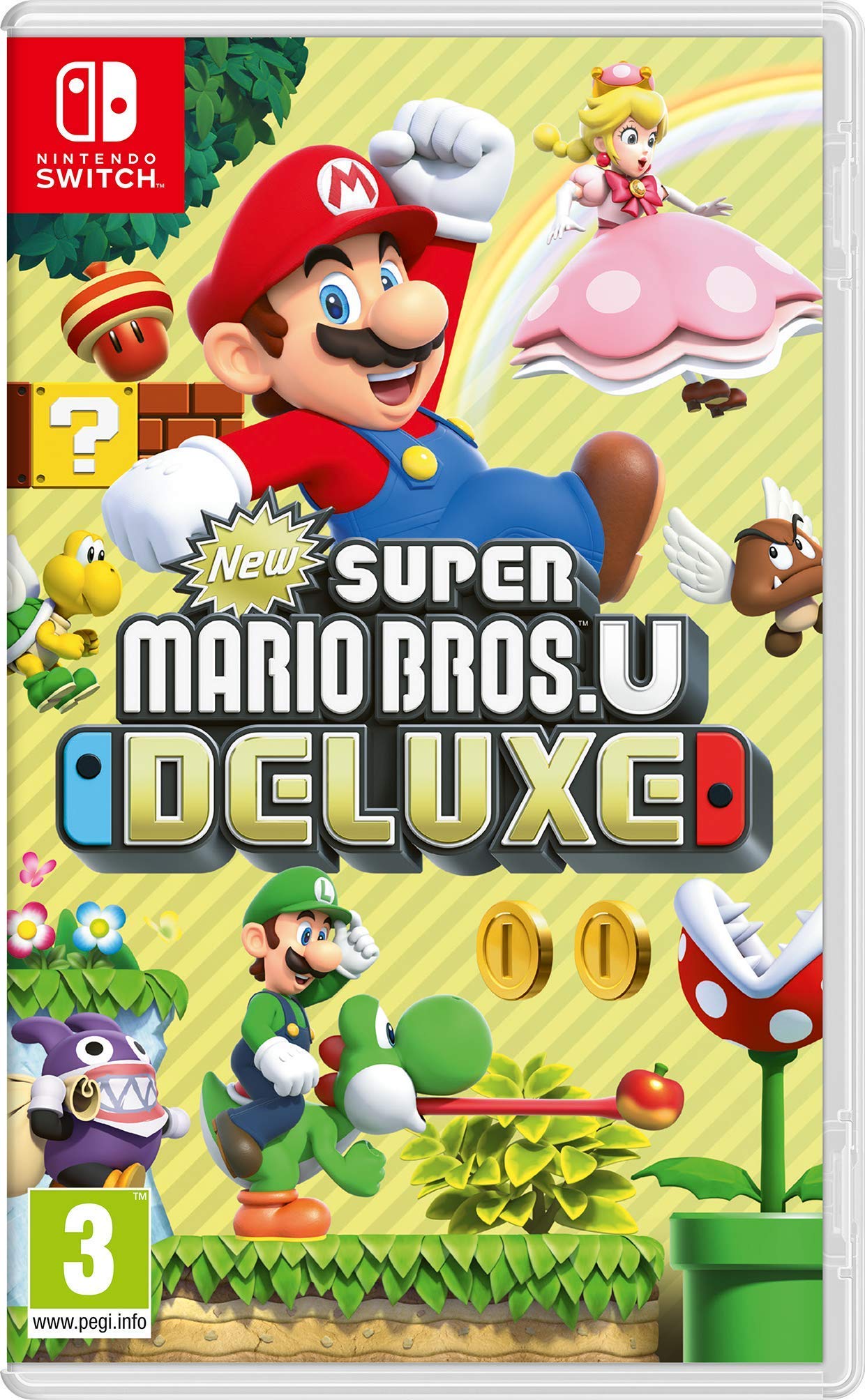 New Super Mario Bros. U Deluxe per Nintendo Switch — copertina