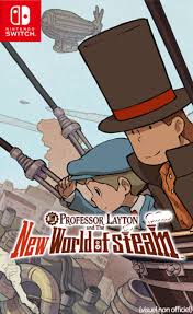 Professor Layton and the New World of Steam per Nintendo Switch 2 — copertina