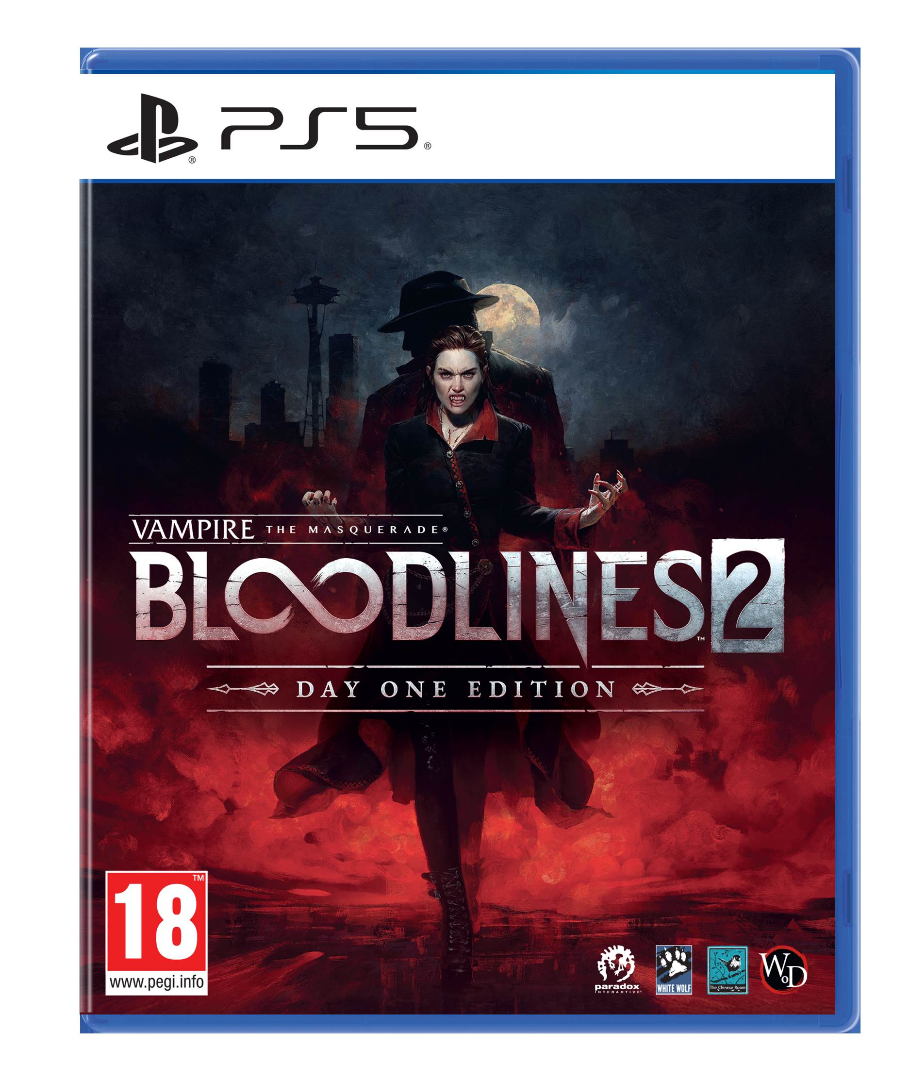 Vampire: The Masquerade – Bloodlines 2 per PlayStation 5 — copertina